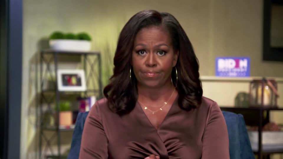 Michelle Obama presses fight for Biden with scathing attack on Trump