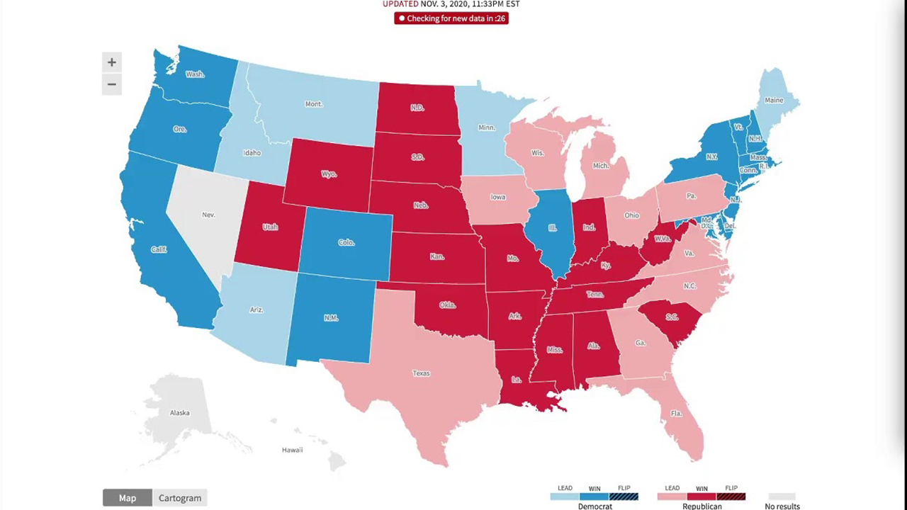 2020 Electoral Map Changes