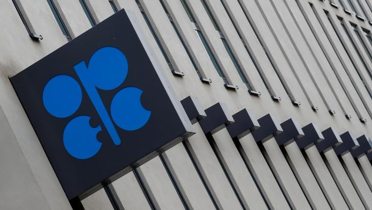 FILE PHOTO: The logo of the Organisation of the Petroleum Exporting Countries (OPEC). Vienna, Austria December 6, 2019. REUTERS/Leonhard Foeger/File Photo