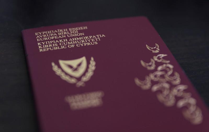 FILE PHOTO: Photo illustration of a Cypriot passport, October 12, 2019. REUTERS/Stringer/Illustration/File Photo - RC2Q5D9KC3U8
