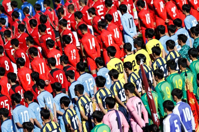 General view, DECEMBER 30, 2018 - Football / Soccer : The 97th All Japan High School Soccer Tournament Opening ceremony at Komazawa Olympic Park Stadium, Tokyo, Japan. (Photo by Naoki Morita/AFLO SPORT)