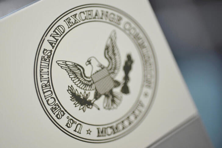 FILE PHOTO: The U.S. Securities and Exchange Commission logo adorns an office door at the SEC headquarters in Washington, United States, June 24, 2011. REUTERS/Jonathan Ernst/File Photo