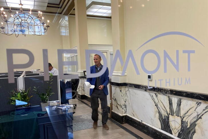 Piedmont Lithium's headquarters is seen in Belmont, Gaston County, North Carolina, U.S., July 16, 2021. Picture taken July 16, 2021.   REUTERS/Ernest Scheyder