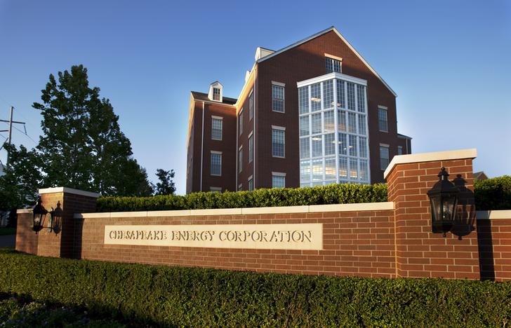 Chesapeake Energy Corporation's 50 acre campus is seen in Oklahoma City, Oklahoma, April 17, 2012. From a single 6,000-square-foot building in 1989, the multi-building complex today contains almost one million square feet of office space and includes employee perks like on-site Botox treatments at the headquarters. Chesapeake Energy Corp. CEO Aubrey McClendon is one of the most successful energy entrepreneurs of recent decades. But he hasn't always proved popular with shareholders of the company he co-founded, the second-largest natural gas producer in the United States. Now, a series of previously undisclosed loans to McClendon could once again put Chesapeake's CEO and shareholders at odds.  Picture taken April 17, 2012. To match Special Report CHESAPEAKE-MCCLENDON/LOANS   REUTERS/Steve Sisney (UNITED STATES - Tags: BUSINESS ENERGY)