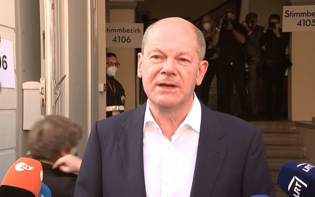 Germany’s Scholz casts his vote amid tight leadership race