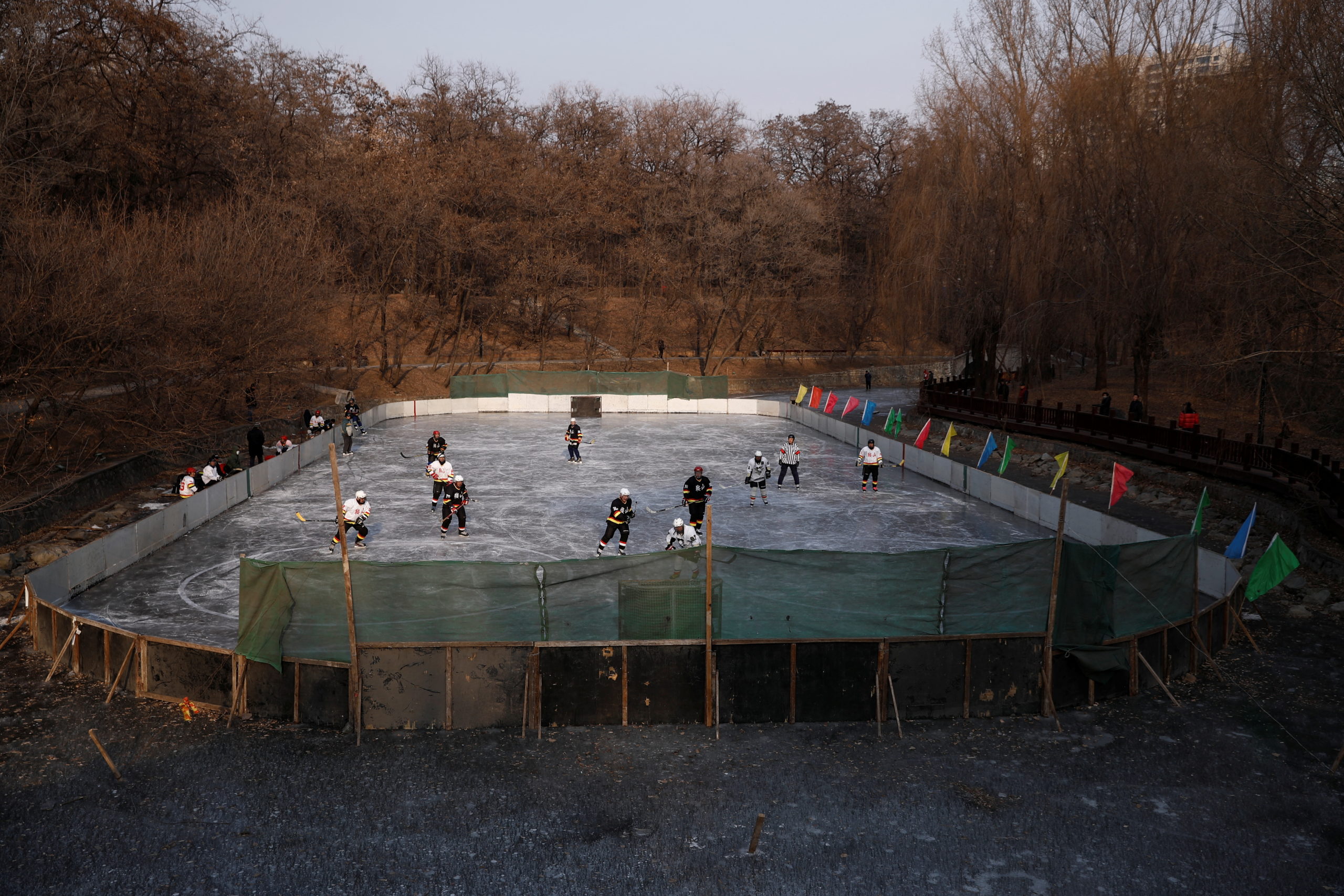 ICYMI – Awaiting a face-off, from amateur hockey players in China to Russian military drills near Ukraine