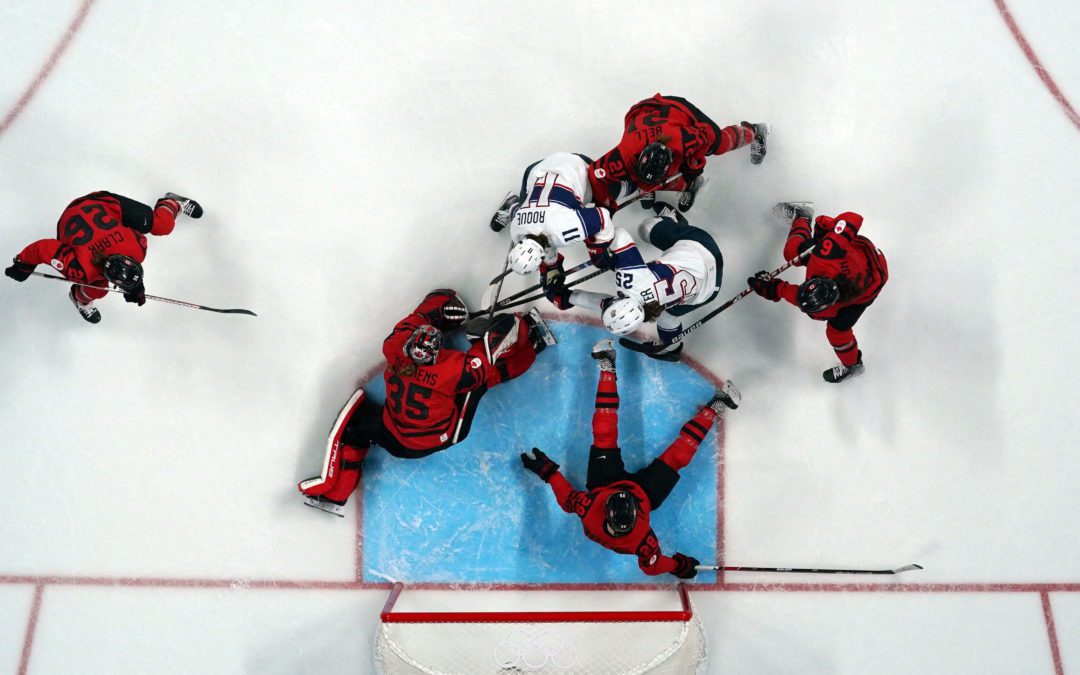 Olympics-Ice hockey-Canada enjoy sweet revenge on U.S