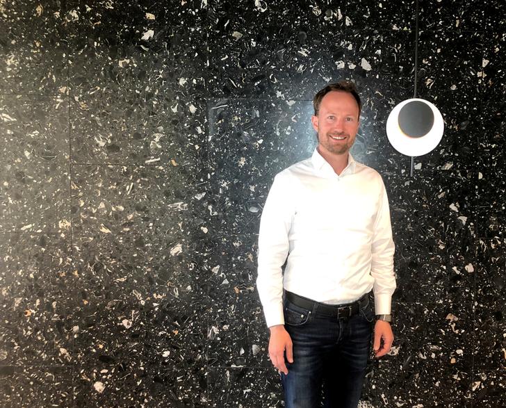 Swedish private equity group EQT CEO Christian Sinding poses for a picture at the companyÕs headquarters in Stockholm, Sweden June 24, 2019. Picture taken June 24, 2019. REUTERS/Esha Vaish