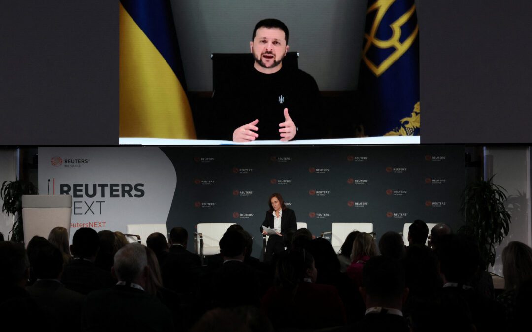 UN Secretary-General, Ukraine President and Bank of America CEO speak at day one of Reuters NEXT