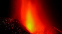 The Cumbre Vieja volcano continues to erupt on the Canary Island of La Palma, as seen from El Paso, Spain, October 4, 2021. REUTERS/Juan Medina